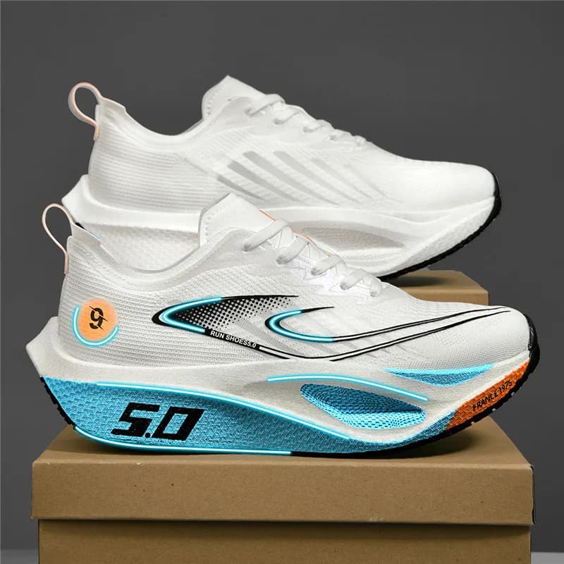 Men's Road Running Shoes with a Simple and Stylish Design, Suitable for Daily Outings, Commuting, and Sports. Wear-Resistant, Durable, and Cost-Effective Men's Shoes