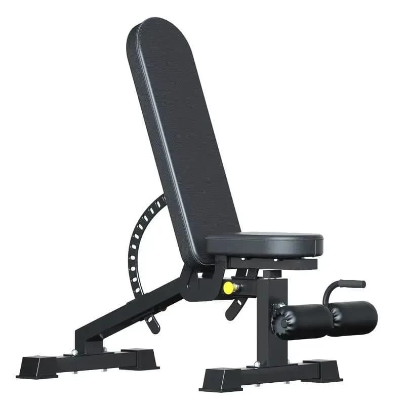 Professional Gym Equipment for Home Foldable Portable Safety Training Bench with Adjustable Fitness Handlebars