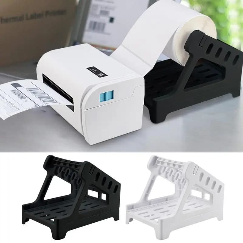 Porta etichette termica porta etichette termiche per rotoli e etichette a ventaglio accessorio universale per stampante di etichette Desktop per magazzini