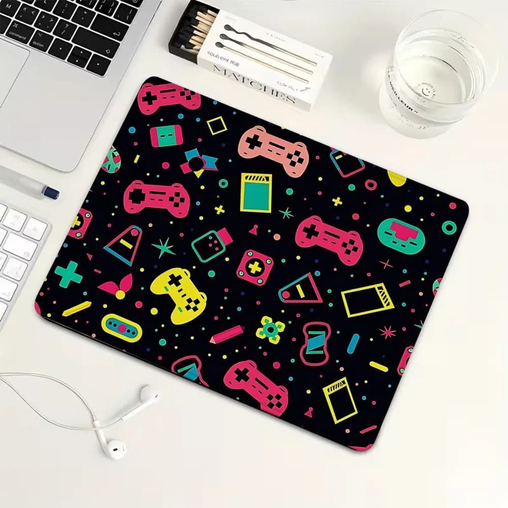 Tappetino per mouse da gioco in gomma con copertura completa degli elementi del gioco, tappetino per tastiera meccanica, accessori per PC gaming, tappetino da scrivania per PC