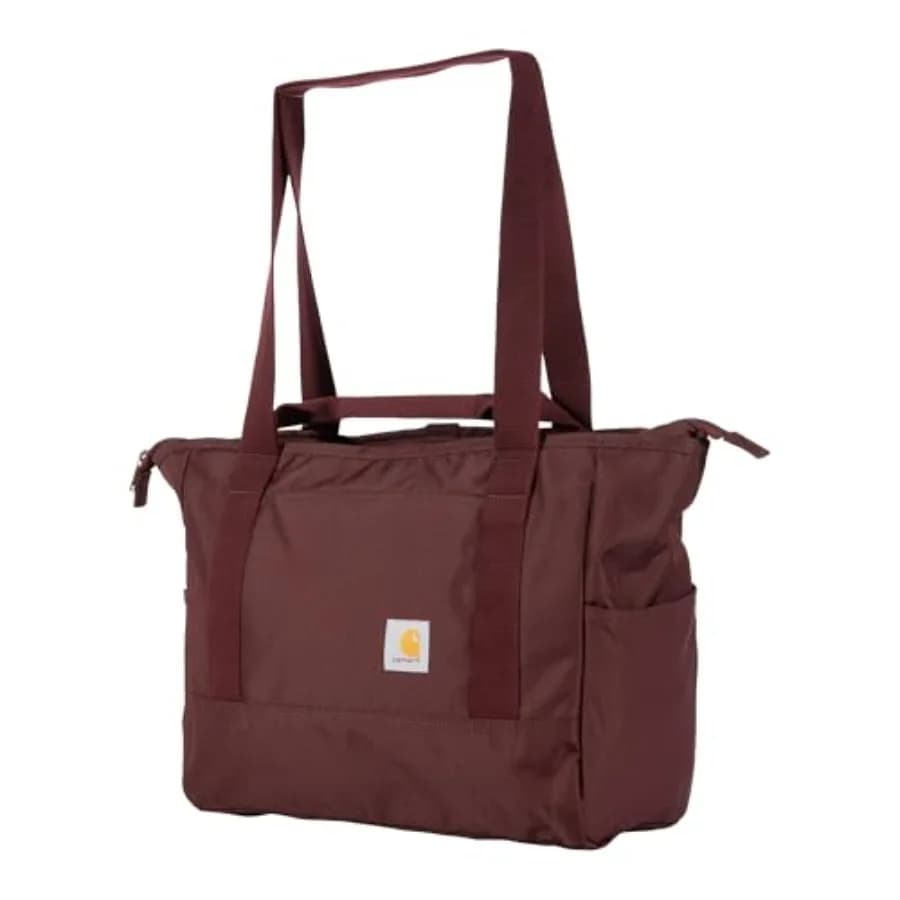 Borsa Tote Classica Carhartt con Zip Orizzontale per Laptop, Materiale Resistente e Idrorepellente, con Tasca per Tablet da 17 Pollici