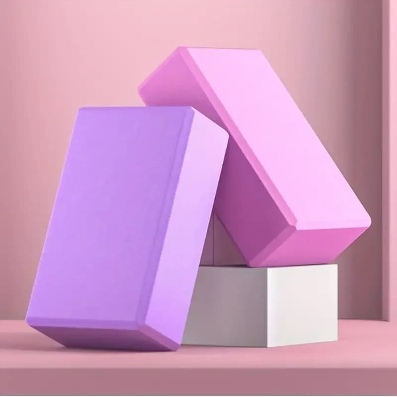 Yoga Blocks Gym Foam Mattons Pilates Training Exercise Fitness Strength Bearing Stretching Body Modeling Building Cubes