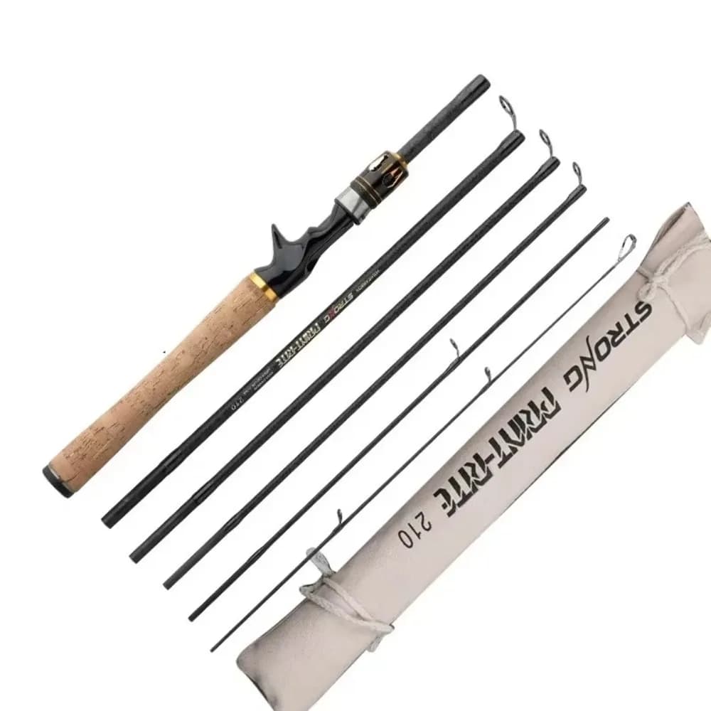 Canna da pesca con esca ad alta fibra di carbonio Fuji Ring 1.8m 2.1m 2.4m 2.7m Canna da pesca spinning Peso esca 4-25g Canna da pesca da viaggio