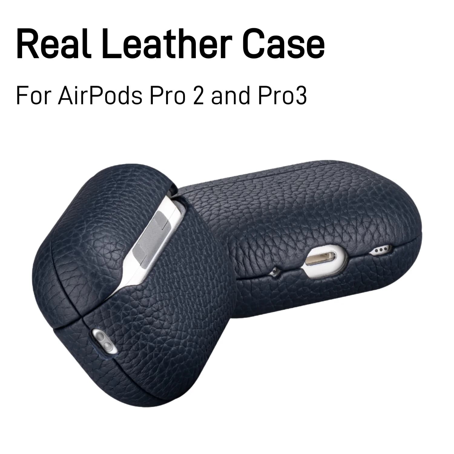 Custodia in vera pelle per AirPods Pro 3 Pro 2 Custodie per auricolari aziendali per AirPods Pro 3 Generation Cover Auricolare Shell Custodia MagSafe