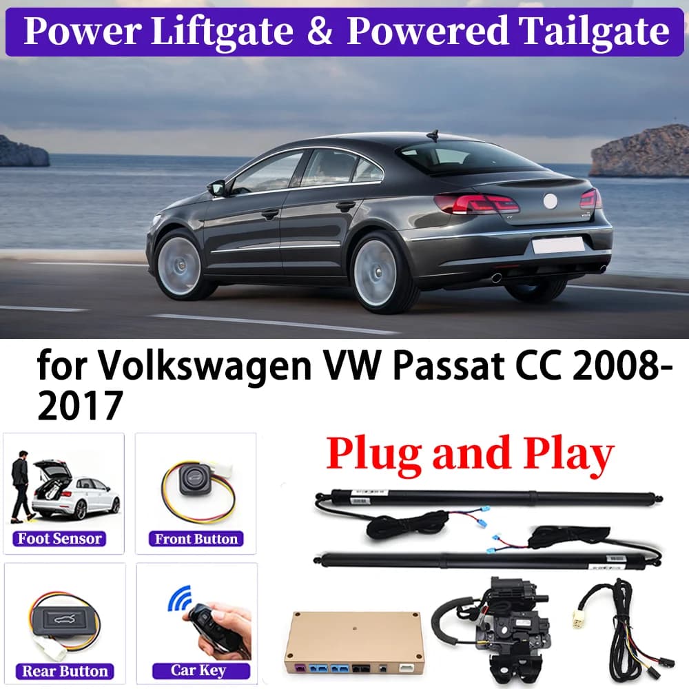For Volkswagen VW Passat CC 2008-2017 OEM Update Auto Smart Auto Electric Door Lock Kit Back Plug & Play