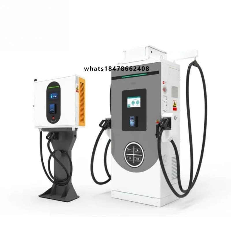 Nuovo caricatore rapido DC integrato YLUXD40KE da 40kW per veicoli elettrici, 1 pistola, 200-1000V, CCS/CHAdeMO/GBT, OCPP1.6J, schermo da 7'', certificazione CE, IP55, 2 anni di garanzia