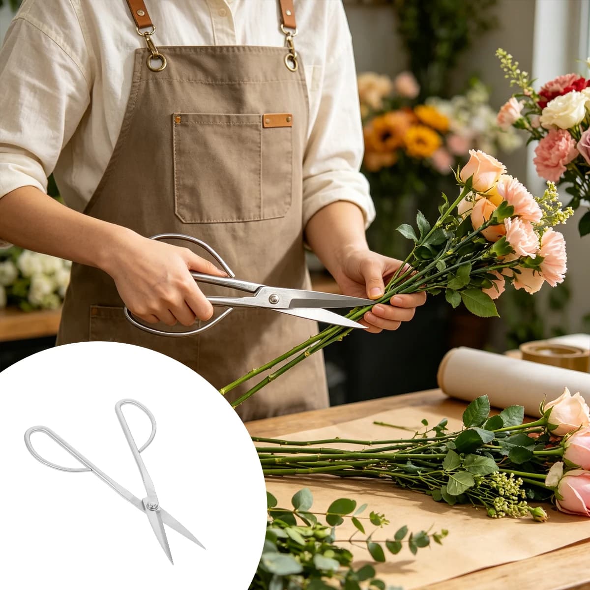 Pruning Shears Long Handle Scissors Gardening Bonsai Flower Trimmer Garden Pruner Secateurs Japan Professional Work Pruners Tree