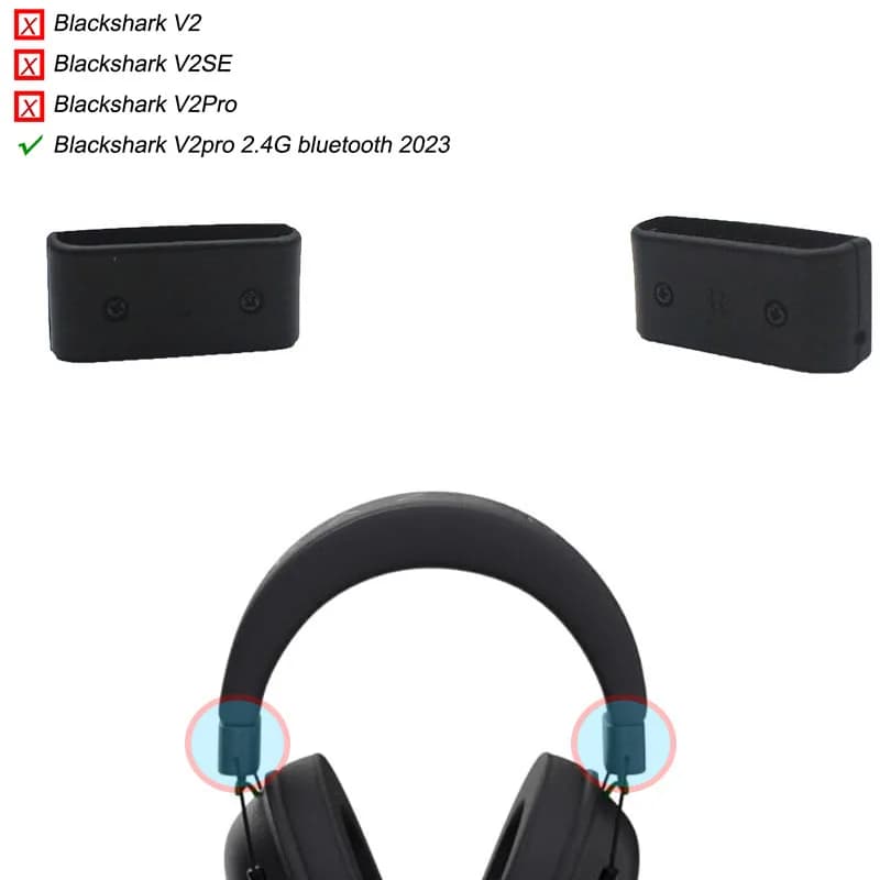 Razer Blackshark V2pro 2.4G bluetooth 2023 Version Gaming Headset Clip Cover Repair