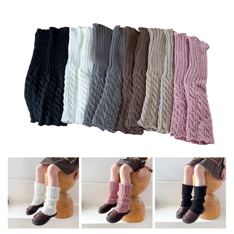 Soft Scaldamuscoli for baby Scaldamuscoli knitted autumn-spring Calze A2UB