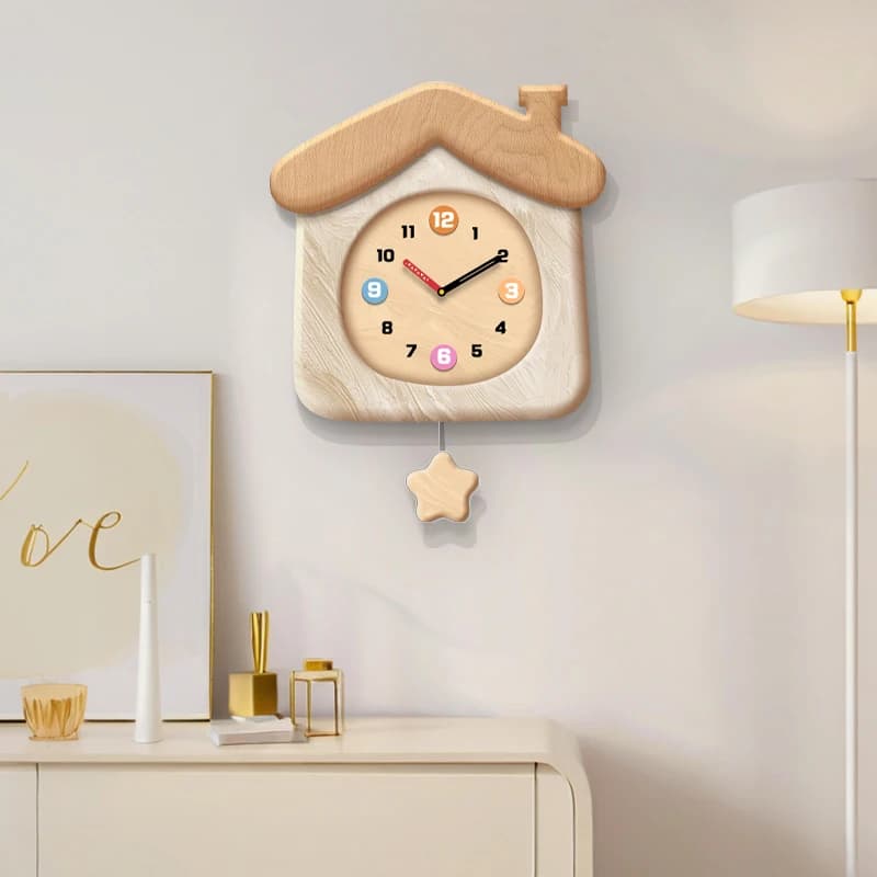 Orologio da parete semplice e unico, design a pendolo sospeso, orologio da parete moderno, adesivi digitali, decorazione della casa del salone Montre Murale