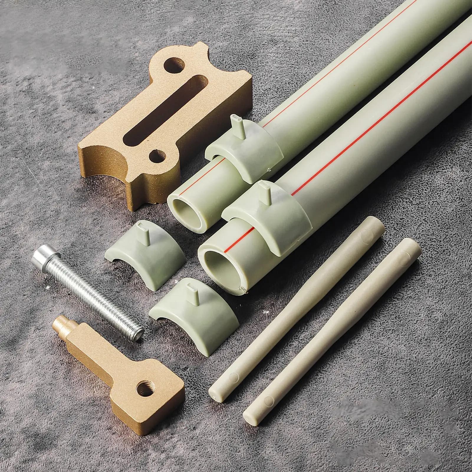 Hot Melt Pipe Repair Tool Set for Pipe Loss Repair Kit for Multifunctional Pipes For Home Improvement Bathroom Kitchen Garden Pipe