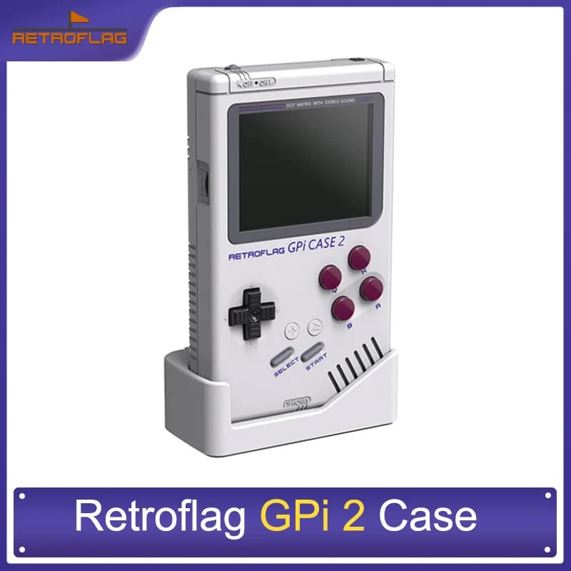 Custodia Retroflag GPi Case2 Deluxe Edition GPi 2 con schermo LCD da 3 pollici per modulo di elaborazione Raspberry Pi 4