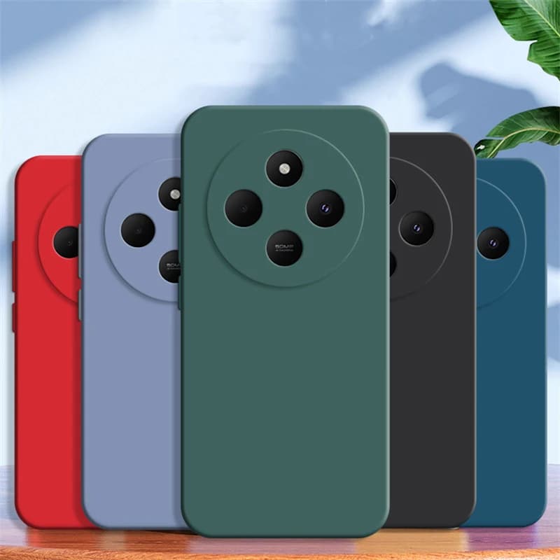 Per Xiaomi Redmi 14C 14R Custodia Redmi A4 A3 Pro Cover POCO M7 Pocophone C75 Casi di lusso TPU Anti Goccia Morbida copertura del telefono in silice
