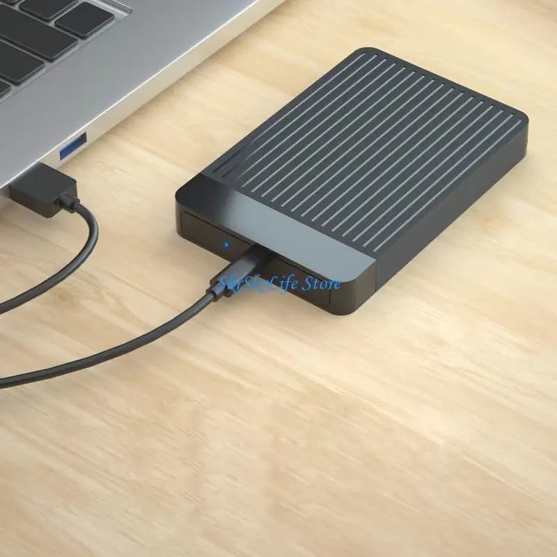 Disco rigido SSD da 2,5 pollici E65E per custodia HDD Box Supporto disco rigido mobile da 6 Adattatore USB USB tipo