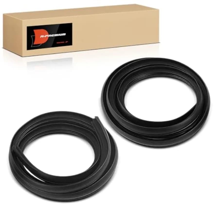2 Pezzi Guarnizioni per Porte Posteriori Auto Compatibili con Toyota Tacoma 2005-2015, Pickup Crew Cab