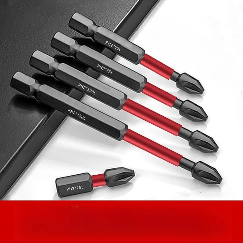 Nuovo Punte per Cacciavite Antiurto e Antiscivolo, Punta Elettrica a Croce Ultra Resistente, Trapano Manuale ad Alta Durezza, Tipo Magnetico Potente