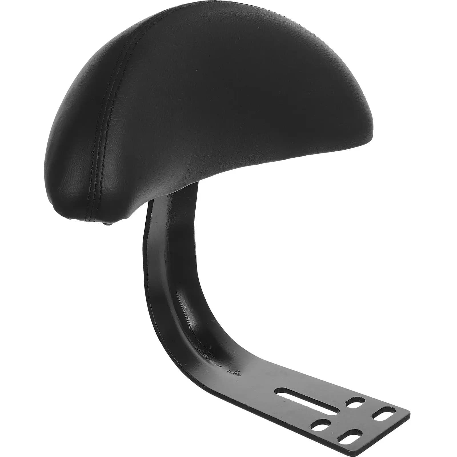 Cuscino per sella bici elettrica nero con schienale, resistente all'usura, confortevole, in spugna spessa, supporto universale per schienale E-Bike