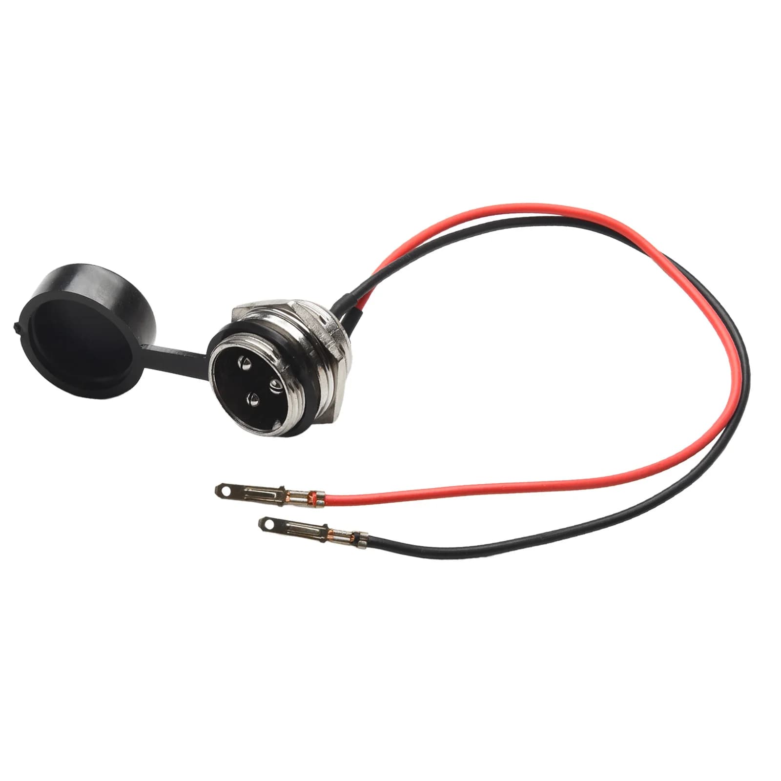 3 pin charging port power cord, ATV waterproof charger connector, scooter, e-bike spare parts