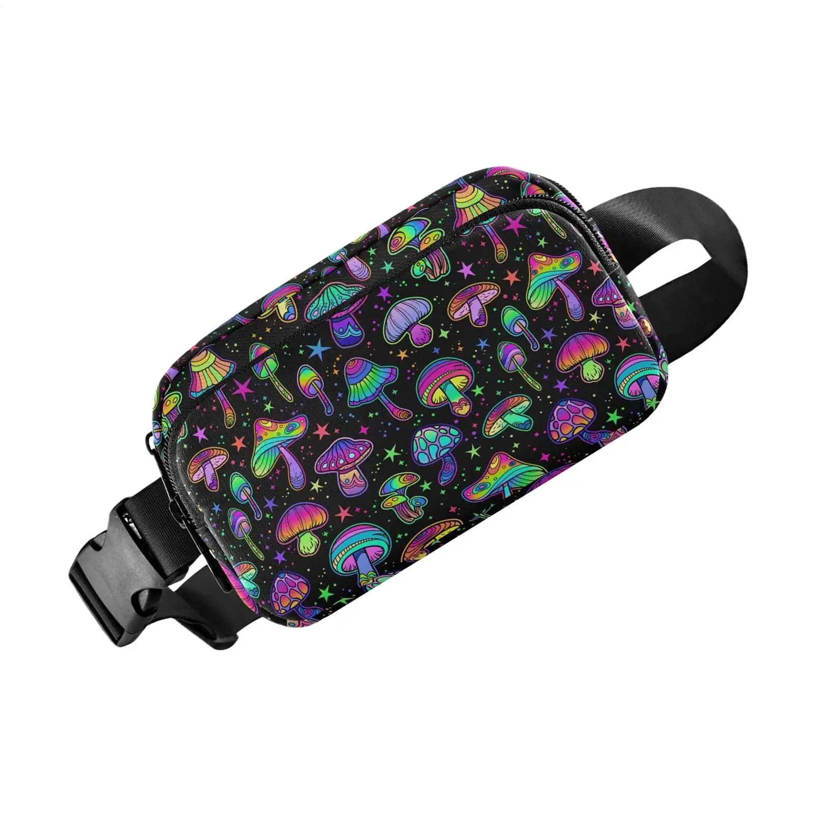 Belt Bag For Women Adjustable Reflective Mobile Phone Wallet Zipper Women Fanny Pack For Mobile Phone Hiking Casual Tissue Keys
