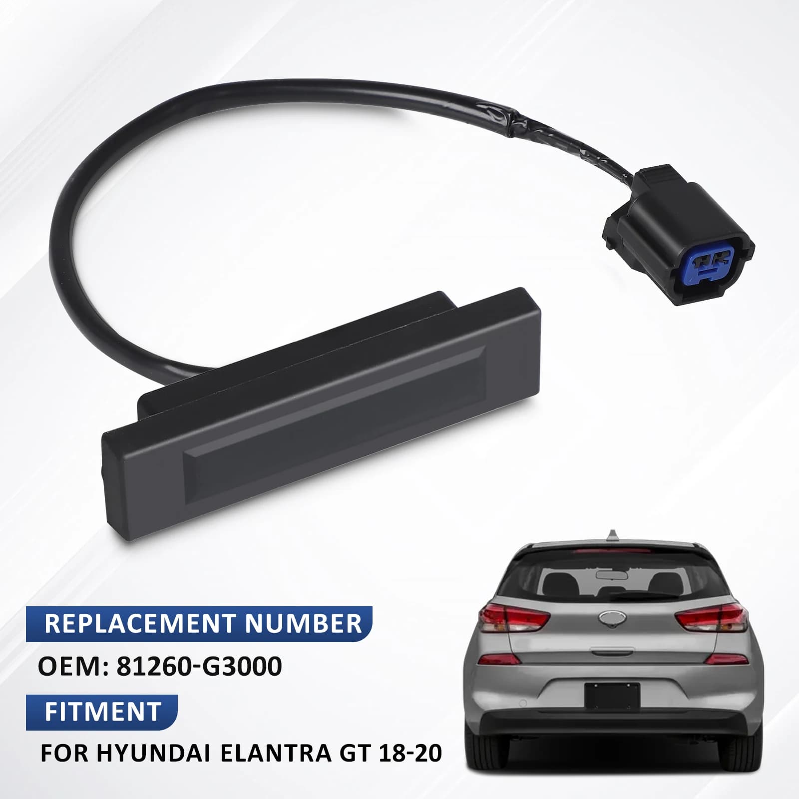 81260G3000 81720G3000 Car Rear Door Trunk Tailgate Boot Release Button liftgate Switch For 2018 2019 2020 Hyundai Elantra GT I30