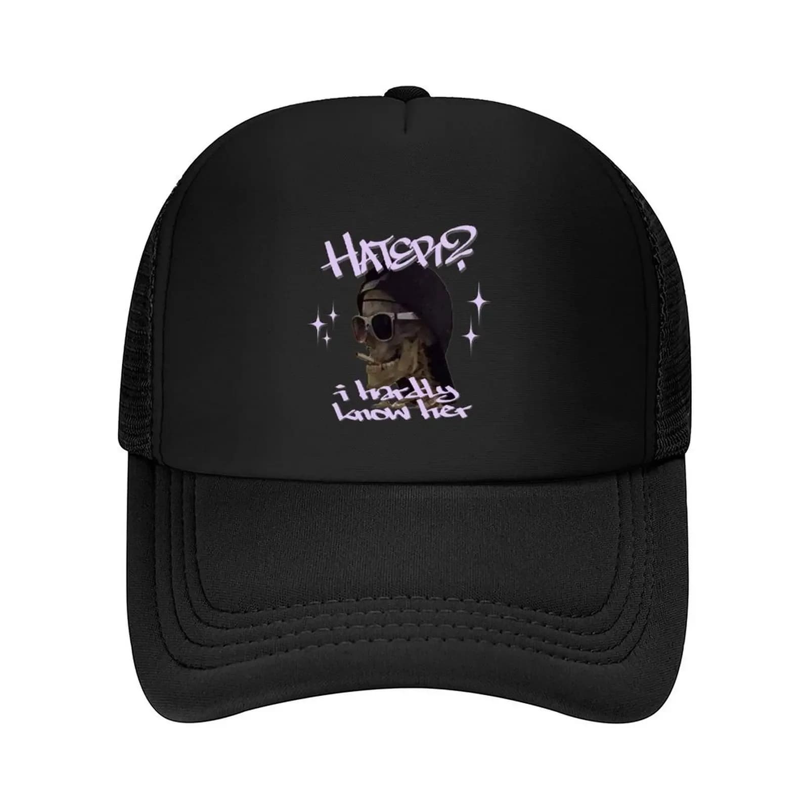Hater i hardly know her! Baseball Cap New Hat Christmas Hat Male hat Icon Baseball Men Women's