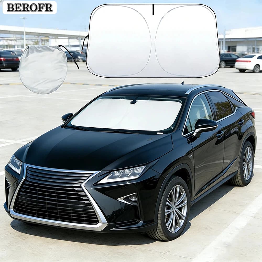 Car Windshield Sun Shade For Lexus RX Sunshade Sun Visor Protector Foldable Blocks UV Rays