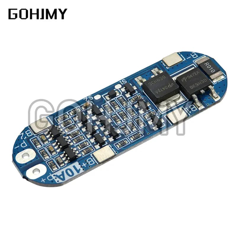 Modulo scheda di protezione caricabatteria al litio 3S 10A 11.1V 12V 12.6V per batterie Lipo agli ioni di litio 18650 BMS 3.7V