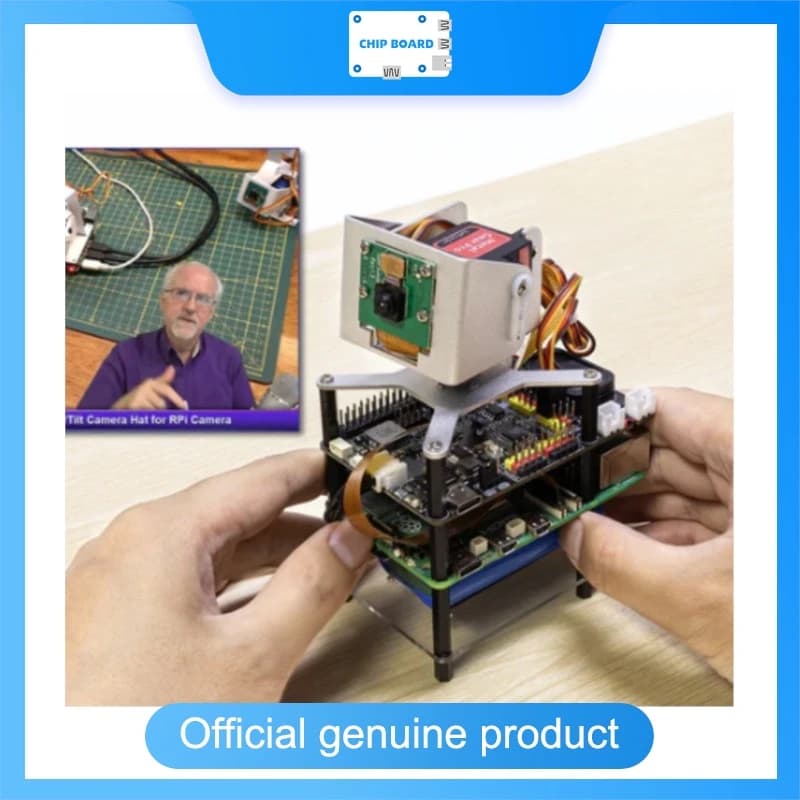 Kit di Laboratorio AI Fusion SunFounder per Raspberry Pi 5/4/3B+/Zero 2W, ChatGPT Gemini Grok, OpenCV MediaPipe, Kit AI Python