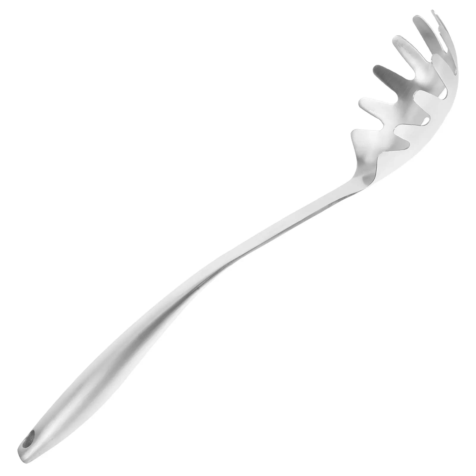 Premium Stainless Steel Pasta Spoon Spaghetti Server Noodle Colander Kitchen Strainer for Spaghetti Noodles Cooking Serving