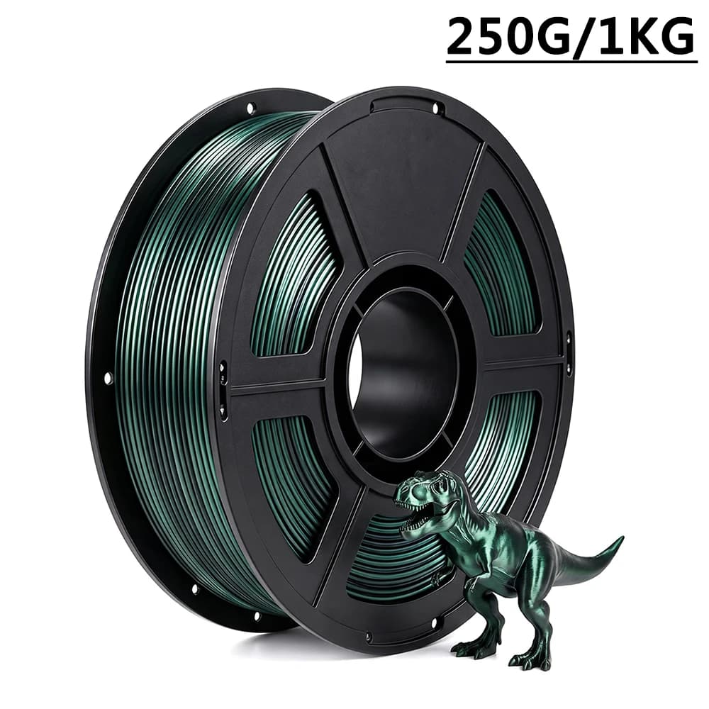 250g 1Kg 3D Printer Filament PLA silk black green 1.75mm Printer Material silk black green Filament vacuum packaging
