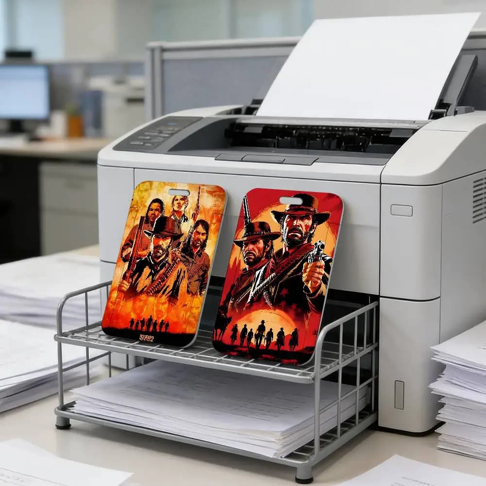 Portachiavi e Cordini da Collo R-Red Dead R-Redemption per Giochi d'Azione e Avventura, Nuovi Porta Carte Cartoon per Donne