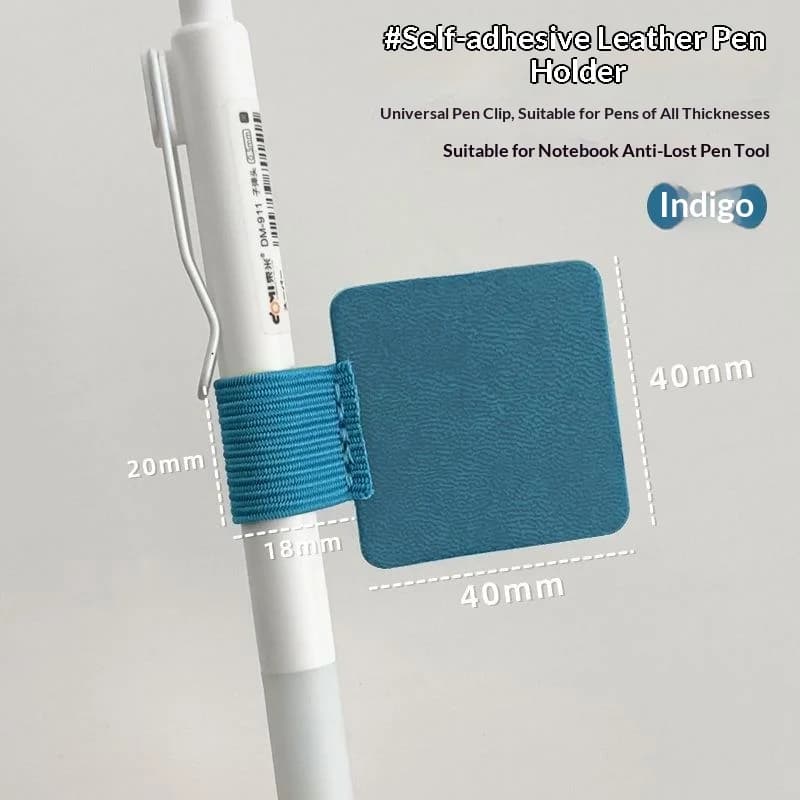 NUOVO Set da 5/10 Pezzi di Clip Autoadesive per Penne, Supporto Elastico per Penne per Quaderni, Diari, Agende, Accessori per Ufficio e Scuola