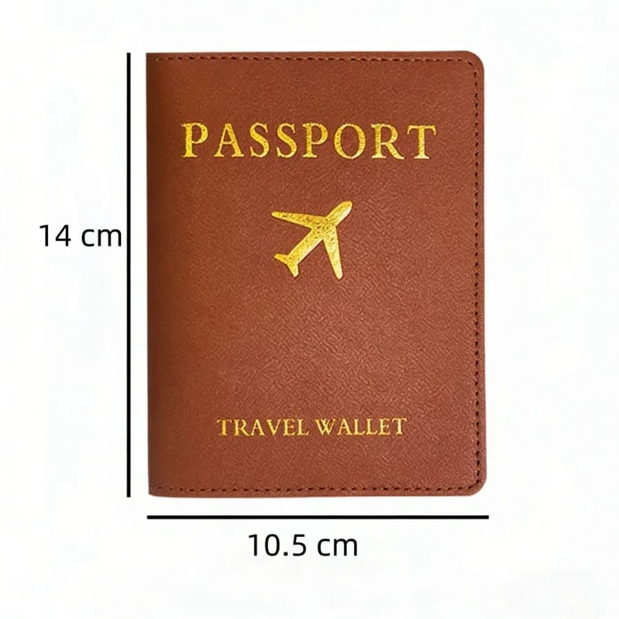 Porta passaporto in pelle – Organizer da viaggio compatto e portatile per passaporto e documenti