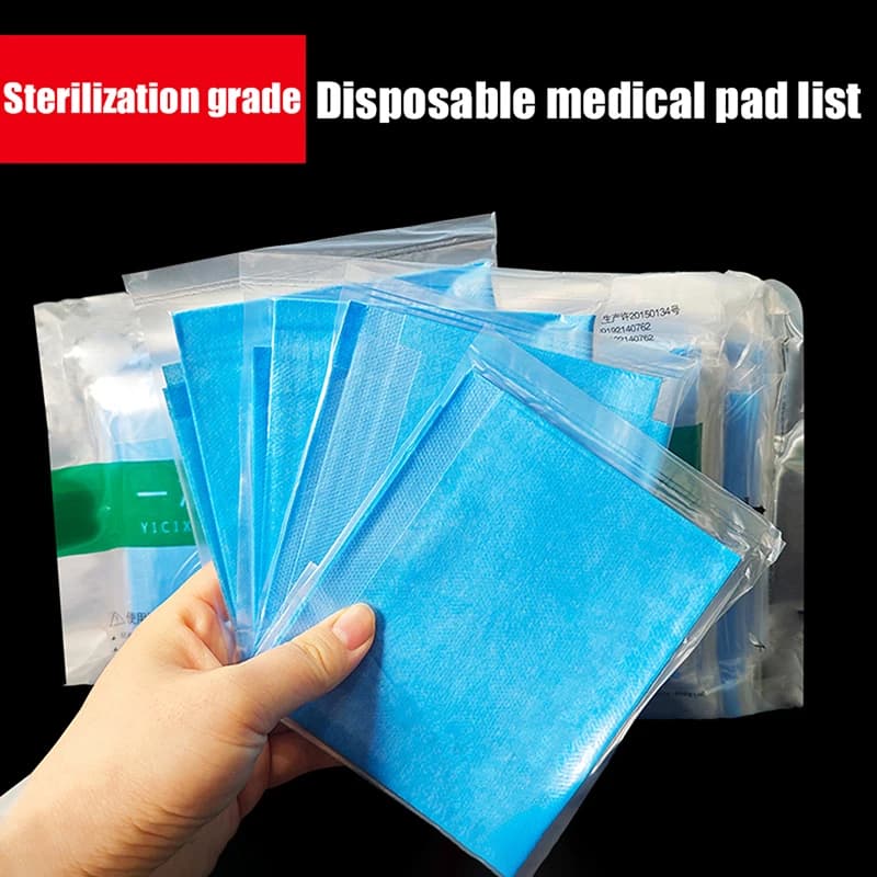 10/20/50 Lenzuola Tampone Medico Usa E Getta Palline Blu Tende Chirurgiche Asciugamano Non tessuto Sterile Impermeabile Tappetino Da Viaggio Individualmente