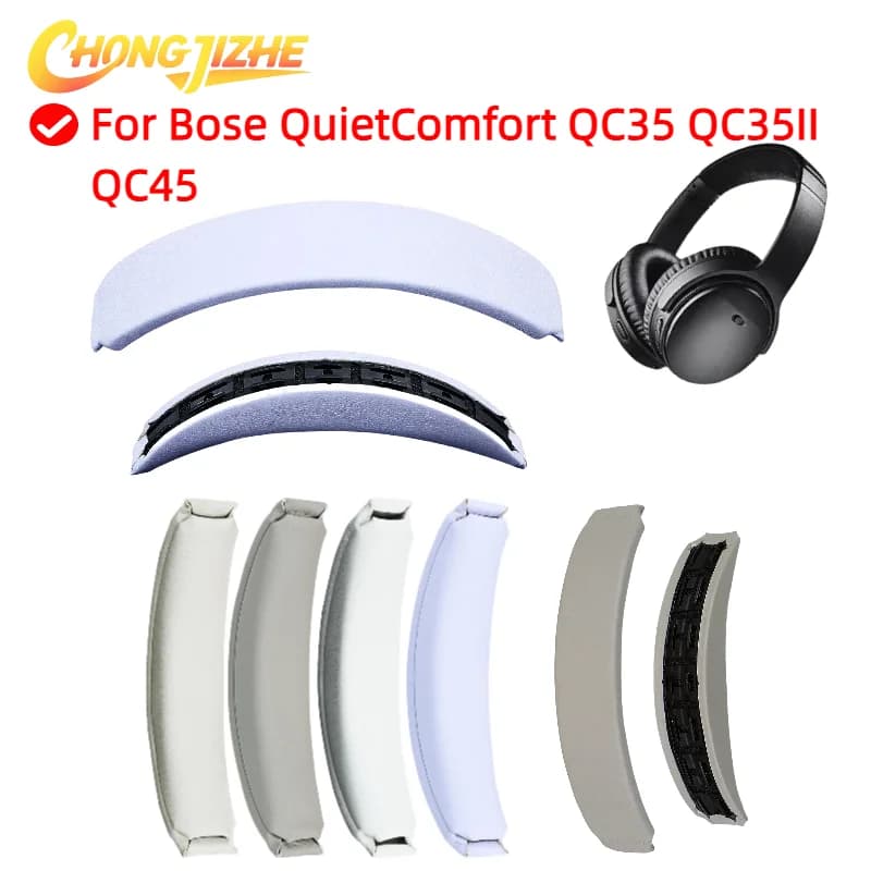 Cuscinetto di ricambio per archetto auricolare, facile da installare, a scatto, per cuffie Bose QuietComfort QC35 QC35II QC45, archetto per gamer.