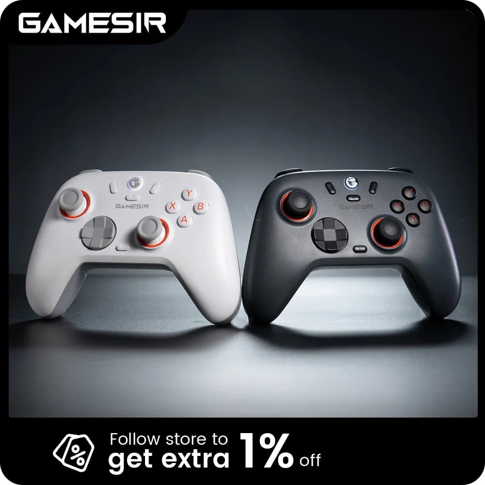 Controller Switch wireless GameSir Nova 2 Lite, gamepad effetto Hall per Nintendo Switch, PC, Steam, telefono Android, iPhone