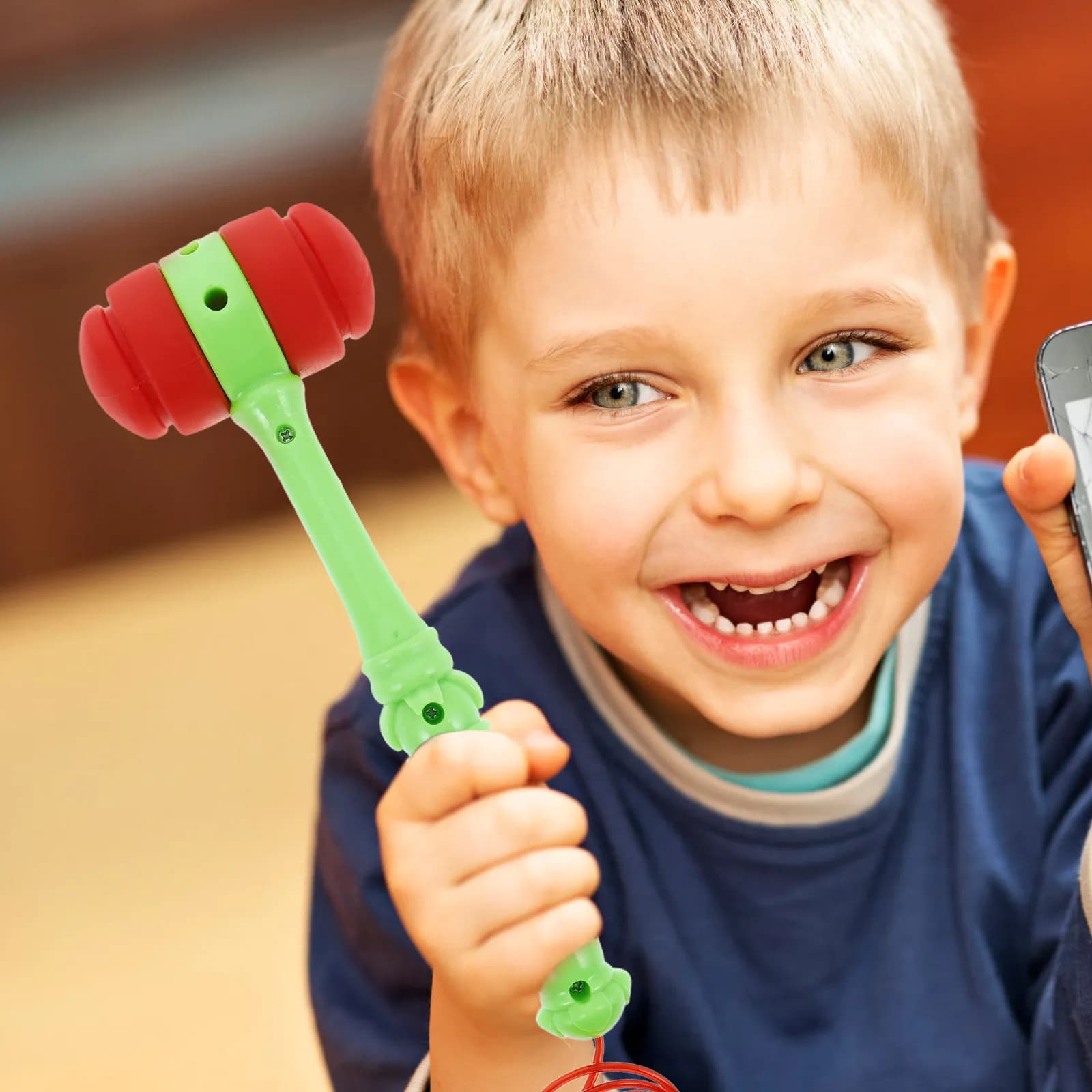 Martello Sonoro per Bambini, Bacchetta in Plastica per Giochi di Battitura, Gioco Interattivo Arcade, Colori Vivaci, Divertimento in Famiglia, Educativo per la Prima Infanzia