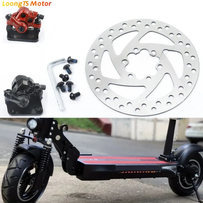 Base Freno a Disco Destro 140MM per Moto, Ricambio per Dirt Bike, Scooter Elettrico, Skateboard, Accessori di Ricambio per KUGOO M4 PRO