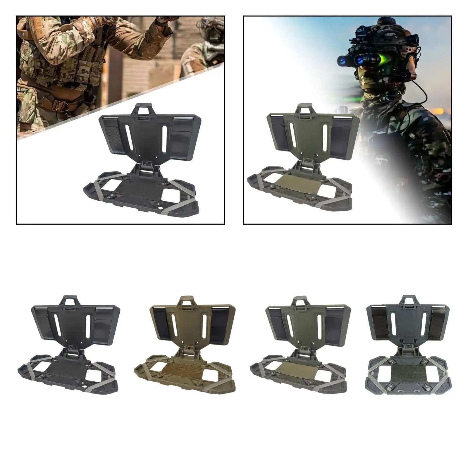 Chest Rig Accessories Universal Foldable Phone Mount Board Vest Holder for Hiking Biking Fishing
