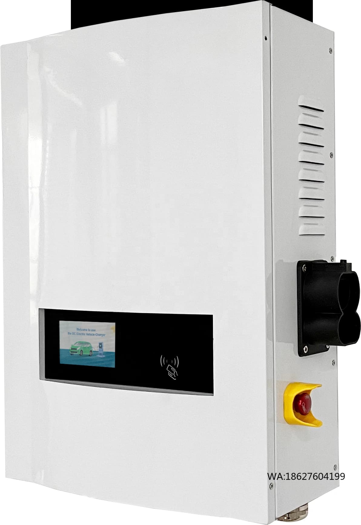 Caricatore Singolo da Parete DC 30 kW GBT, Stazione di Ricarica EV con App, Caricatore Rapido per Auto Elettriche 30kW GB/T