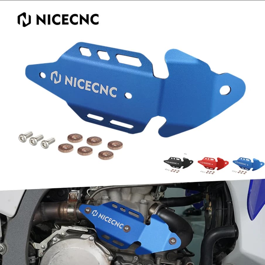 NiceCNC Protezione dello scudo termico del tubo centrale di scarico per Yamaha YFZ 450R 2009-2023 ATV YFZ 450R Accessori di protezione