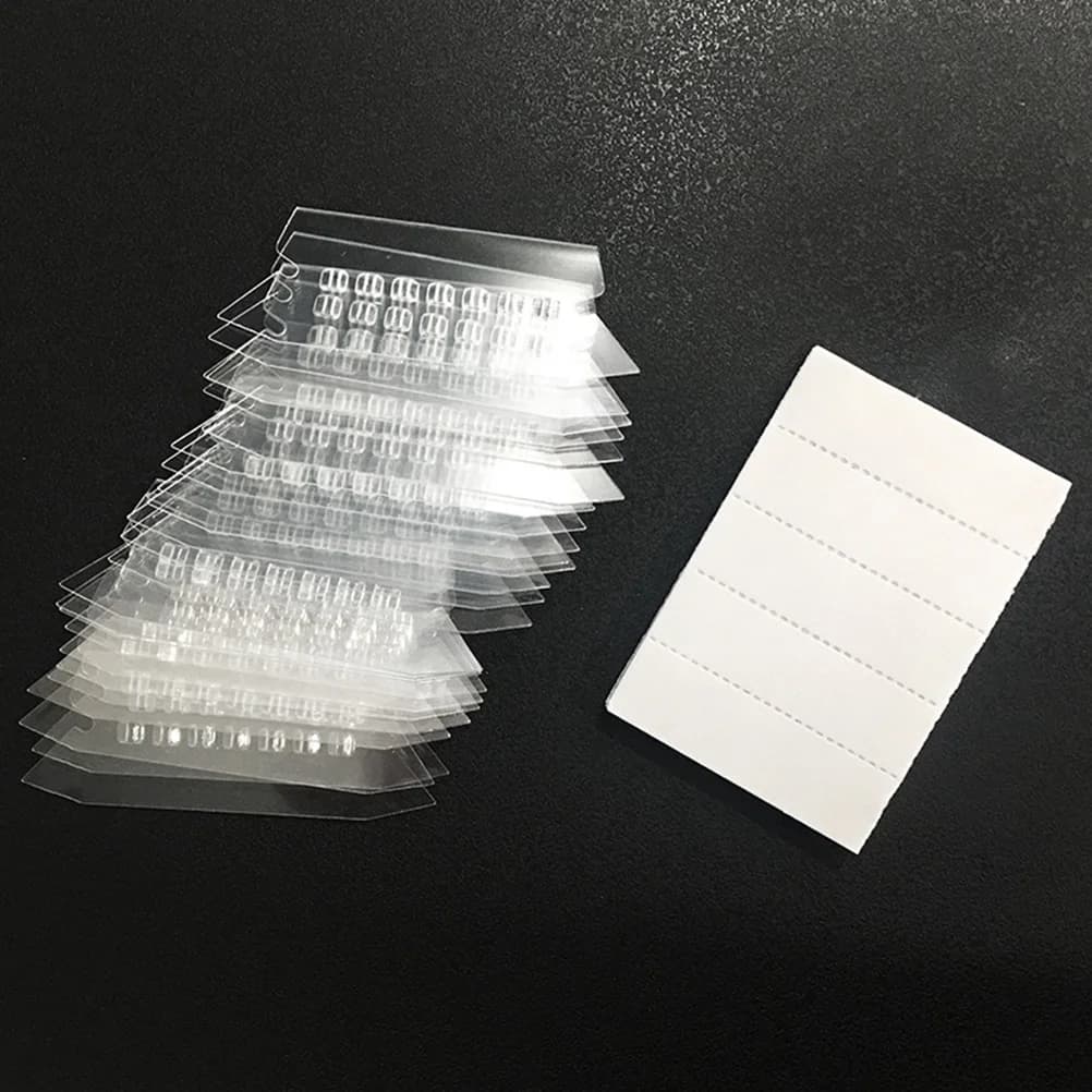 25 etichette per cartelle in plastica, schede per cartelle di file sospese, ultra trasparenti, riutilizzabili, bordo liscio per file di notebook per l'organizzazione della scuola dell'ufficio