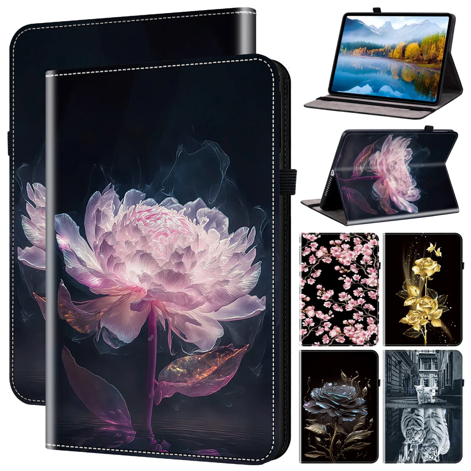 Per Honor Pad X7 8.7 pollici 9 X8a X9A X8 Pro ELN-W09 11.5 "Custodia in pelle Huawei Matepad Mini 8.8" M5 Lite T10s SE 10.4 Tablet Cover