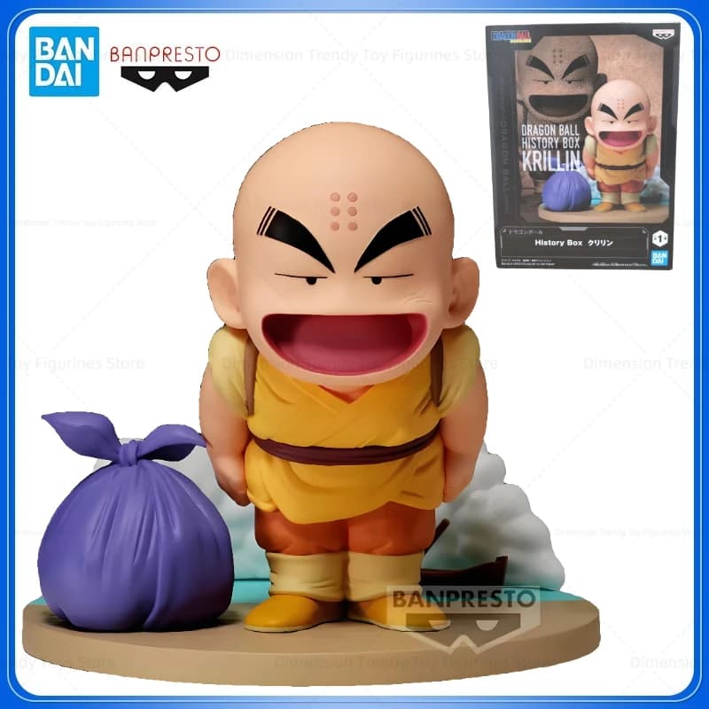 Bandai In Magazzino Originale Banpresto Storia Box Anime Dragon Ball Krillin Action PVC Figure Modello Collezioni Giocattolo Regalo DT