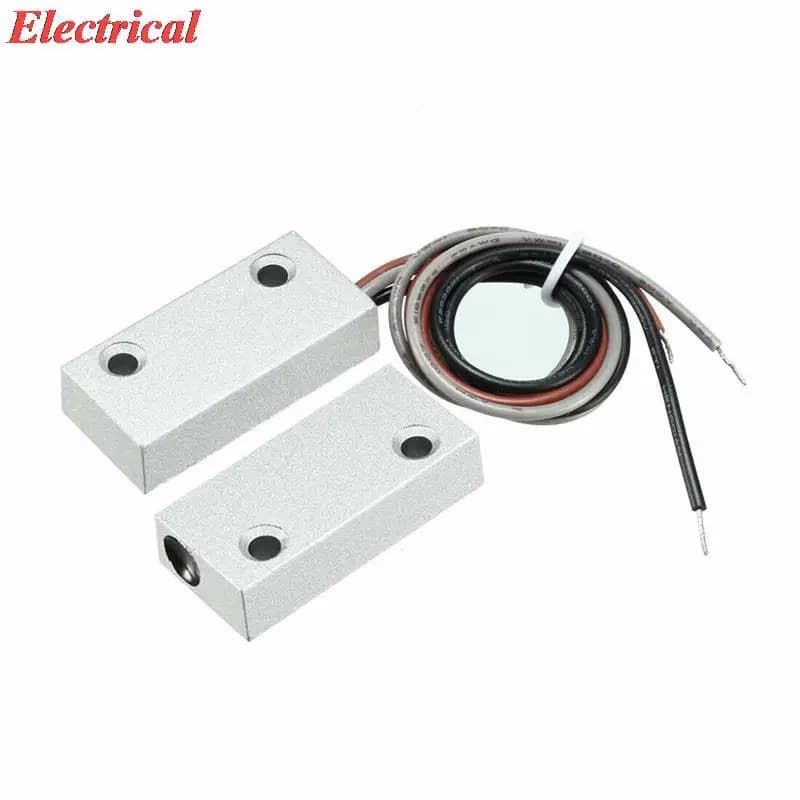 Interruttore reed magnetico con contatto per porta del garage, cancello scorrevole, allarme NC + NO, 1 pz