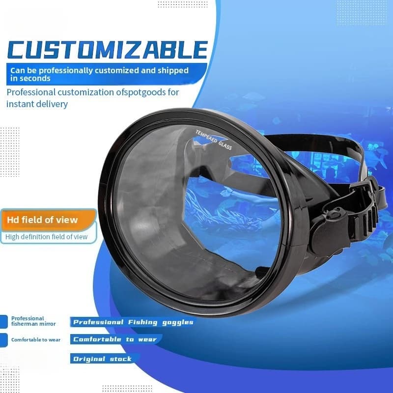 Fishing owls with dive mirror Large frame HD Underwater mask Free snorkeling equipment for adults snorkeling for fishermen