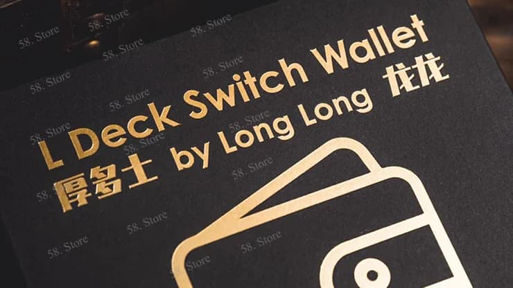 Portafoglio L Deck Switch di trucchi magici Long Long & Bacon (download in 58 negozi)