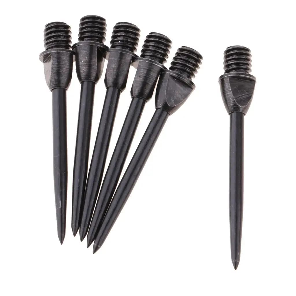 Punte in Acciaio per Freccette, Kit di Ricambio con Punte Metalliche Standard 2BA per Freccette in Acciaio, per Club, Casa, Tabelloni Elettronici
