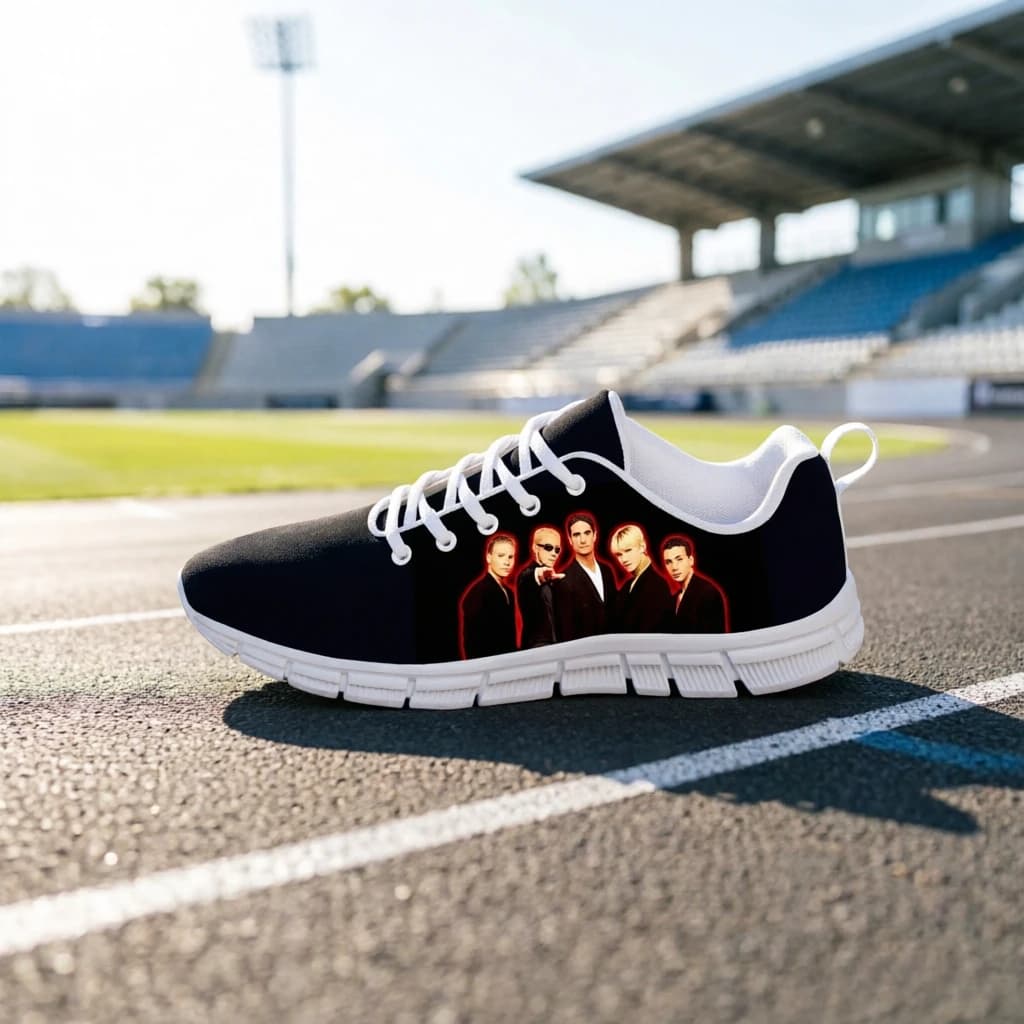 Backstreet Boys Scarpe da passeggio casual traspiranti per uomo e donna, sneakers in rete, antiscivolo, leggere, per uso quotidiano, comfort all'aperto