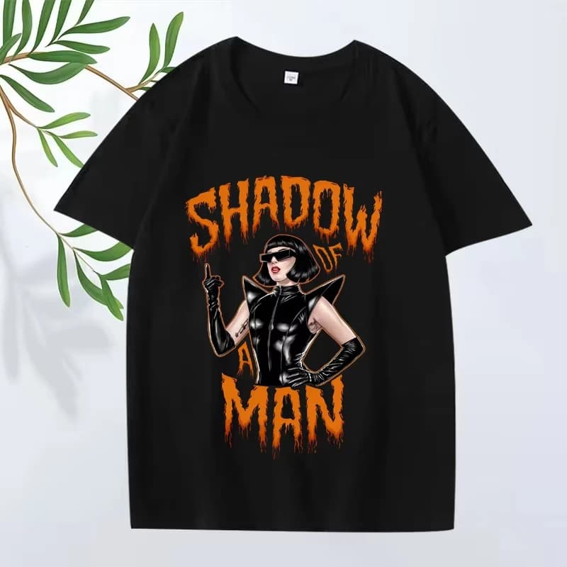 T-shirt Grafica Y2 Lady Gaga Fashion 2025 da Uomo e Donna Oversize 100% Cotone Streetwear Manica Corta Stampa Estiva Unisex